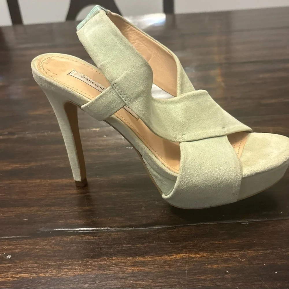 Diane von Furstenberg Zia Suede Platform Sandals